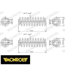 2x Fahrwerksfeder MONROE